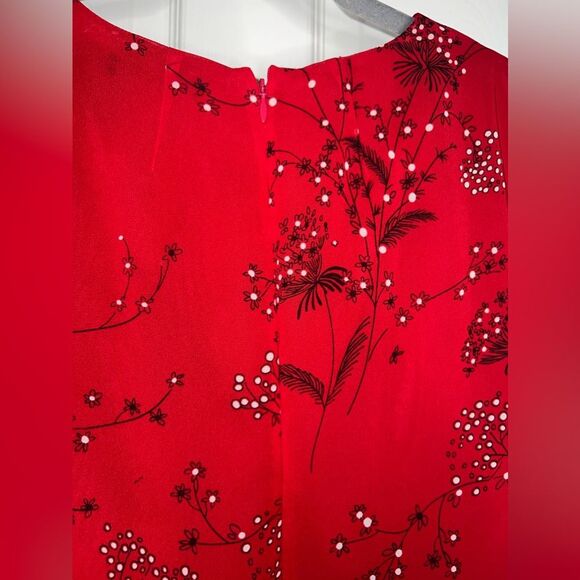 Madewell Hazelwood Wrap-Front Mini Dress in Windswept Floral Size 8 EUC - Picture 8 of 8